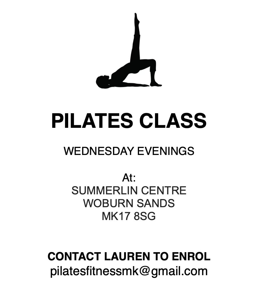 Poster advertising Pilates class at Summerlin Centre
